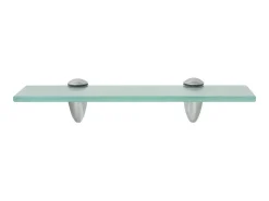 Prateleiras flutuantes 2 pcs vidro 30x10 cm 8 mm PT427894^ Prateleira