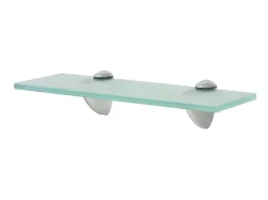 Prateleiras flutuantes 2 pcs vidro 30x10 cm 8 mm PT427894^ Prateleira