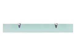 Prateleira|vidaxl Prateleiras flutuantes 2 pcs vidro 80x10 cm 8 mm Transparente