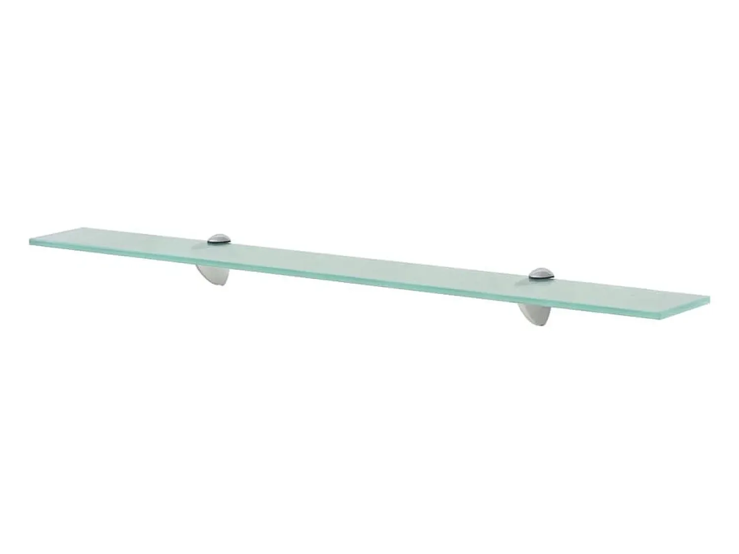 Prateleira|vidaxl Prateleiras flutuantes 2 pcs vidro 80x10 cm 8 mm Transparente