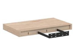 Discount vidaxl Prateleiras flutuantes 2 pcs 40x23,5x4 cm derivados de madeira Castanho