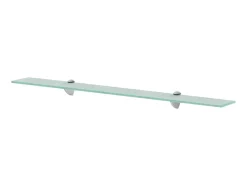 Prateleira| Prateleiras flutuantes 2 pcs vidro 90x10 cm 8 mm PT723360 Transparente