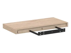 Prateleira|vidaxl Prateleiras flutuantes 2 pcs 50x23,5x4 cm derivados de madeira Castanho