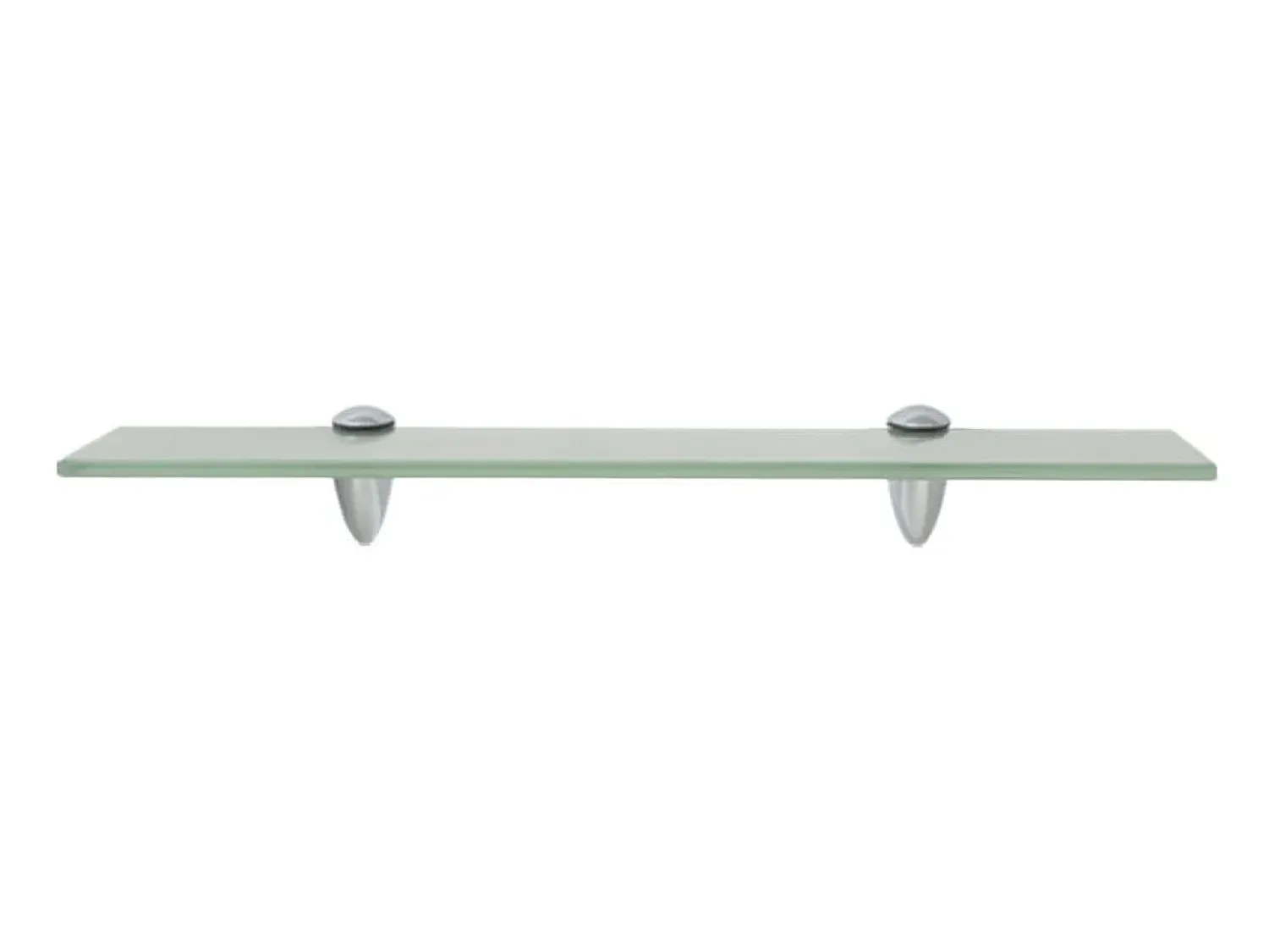 Prateleiras flutuantes 2 pcs vidro 50x10 cm 8 mm PT317117^ Prateleira