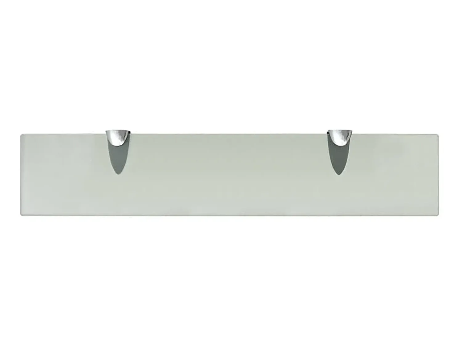 Prateleiras flutuantes 2 pcs vidro 50x10 cm 8 mm PT317117^ Prateleira