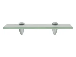 Best vidaxl Prateleiras flutuantes 2 pcs vidro 30x10 cm 8 mm Transparente