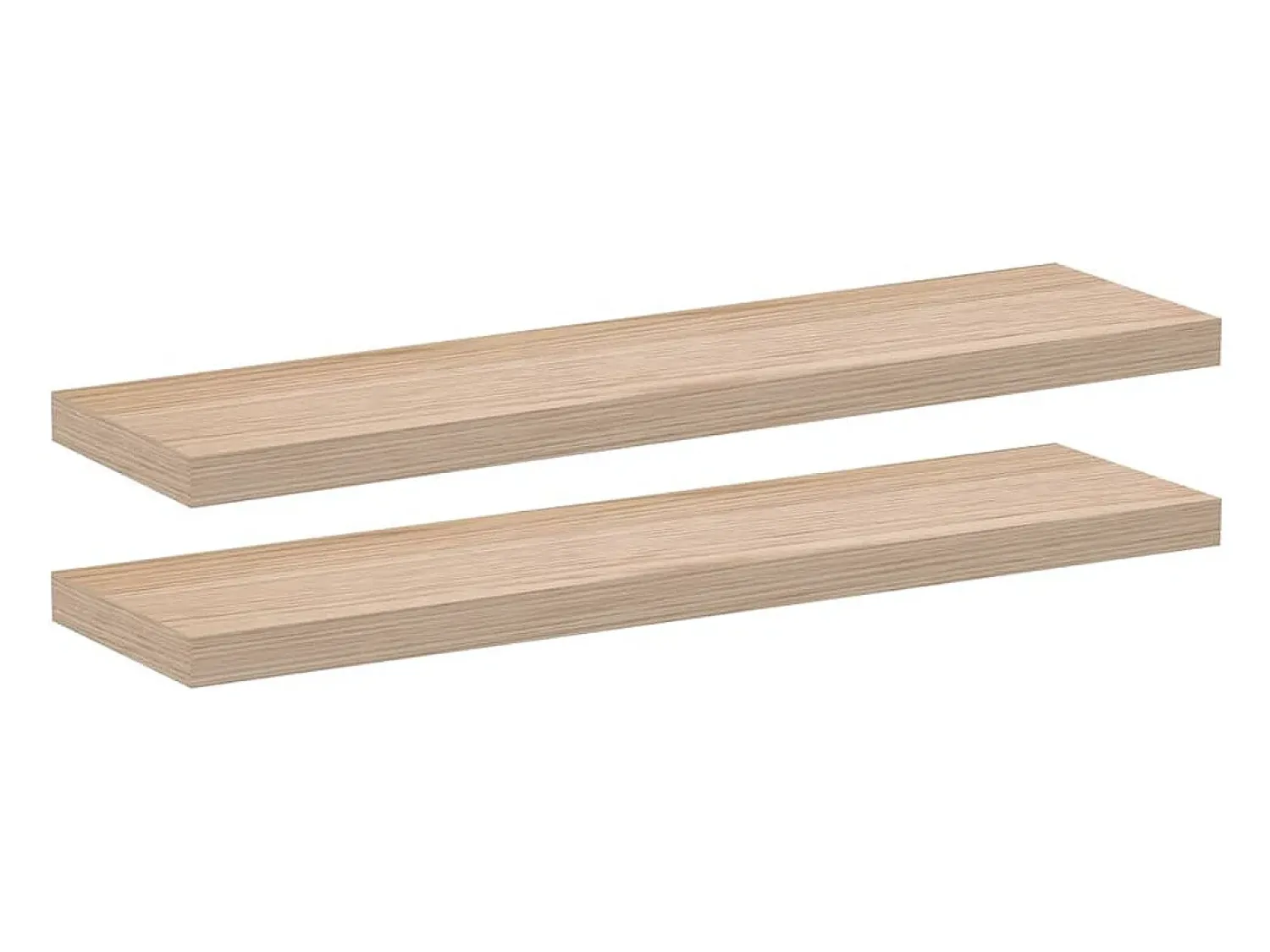 Outlet vidaxl Prateleiras flutuantes 2 pcs 90x23,5x4 cm derivados de madeira Castanho