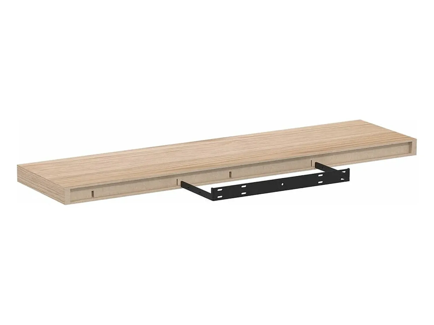 Outlet vidaxl Prateleiras flutuantes 2 pcs 90x23,5x4 cm derivados de madeira Castanho