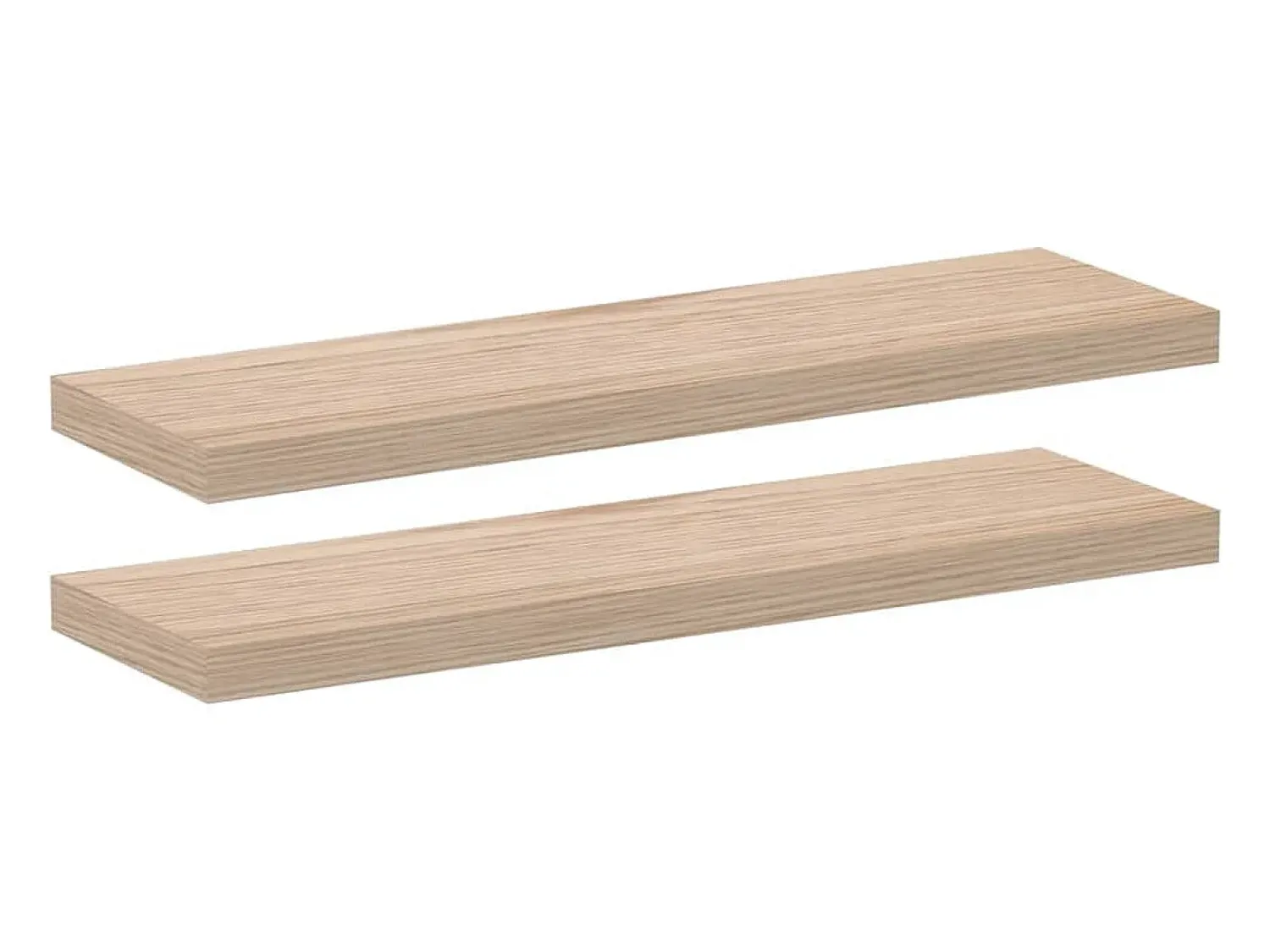 Prateleira|vidaxl Prateleiras flutuantes 2 pcs 80x23,5x4 cm derivados de madeira Castanho