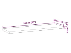 vidaxl Prateleiras flutuantes 2 pcs acácia maciça c/ acabamento a óleo^ Prateleira