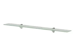 Hot Prateleiras flutuantes 2 pcs vidro 90x20 cm 8 mm PT451868 Transparente