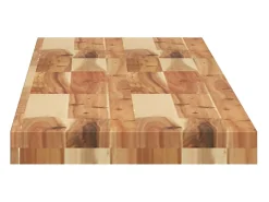 Prateleira|vidaxl Prateleiras flutuantes 4 pcs acácia maciça c/ acabamento a óleo Castanho