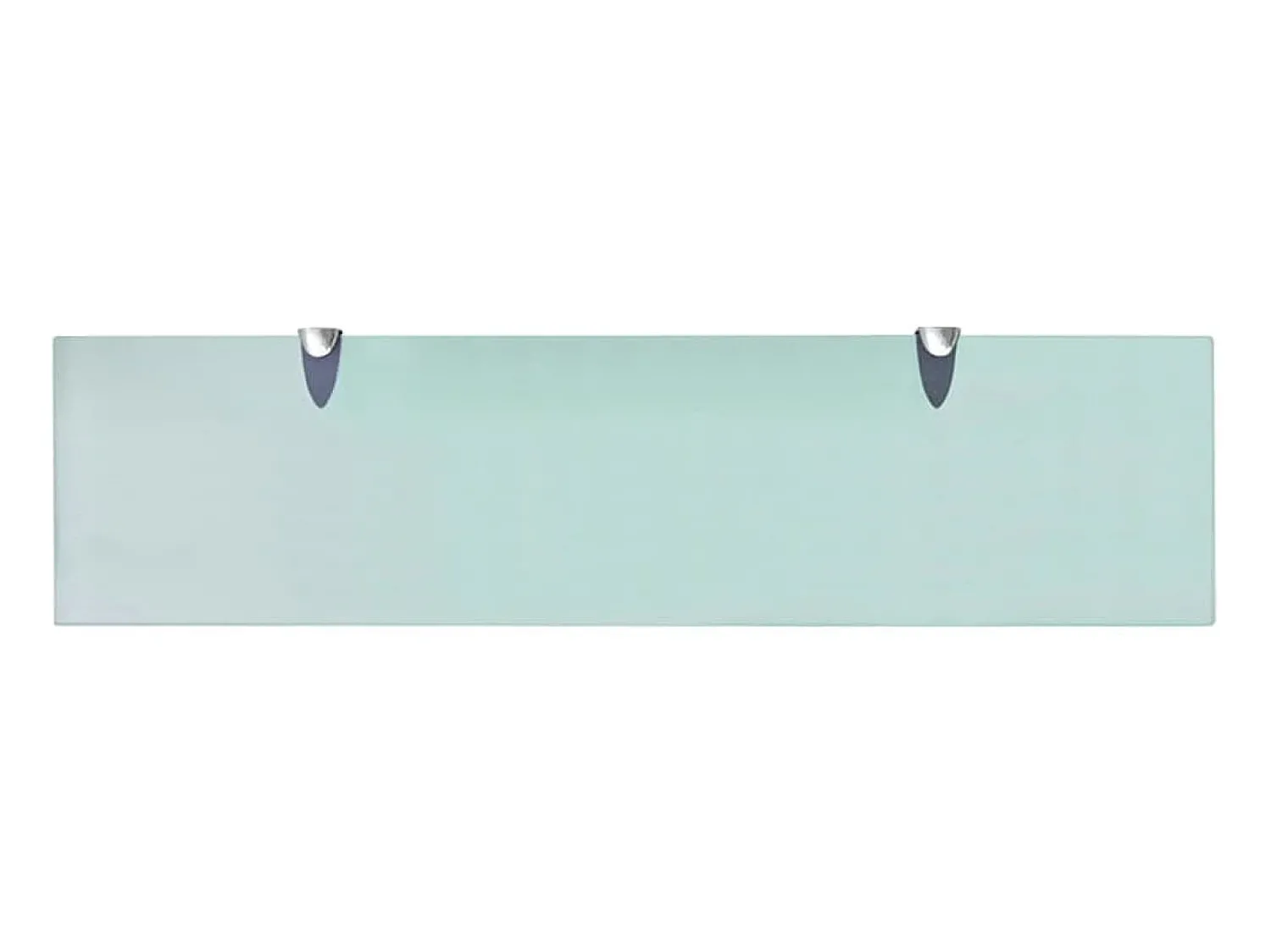 Prateleiras flutuantes 2 pcs vidro 80x20 cm 8 mm PT670728^ Prateleira
