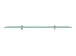 Prateleiras flutuantes 2 pcs vidro 80x20 cm 8 mm PT670728^ Prateleira