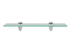 Prateleira| Prateleiras flutuantes 2 pcs vidro 40x20 cm 8 mm PT190678 Transparente