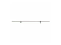 Prateleiras flutuantes 2 pcs vidro 90x10 cm 8 mm PT948742^ Prateleira