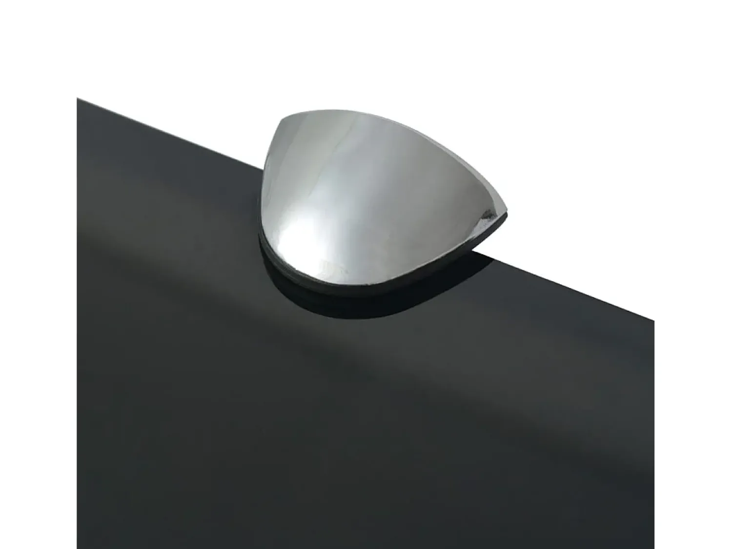 Hot Prateleiras flutuantes 2 pcs vidro 60x20 cm 8 mm PT397026 Preto