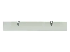Prateleira* Prateleiras flutuantes 2 pcs vidro 70x10 cm 8 mm PT237645 Transparente