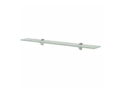 Prateleira* Prateleiras flutuantes 2 pcs vidro 70x10 cm 8 mm PT237645 Transparente