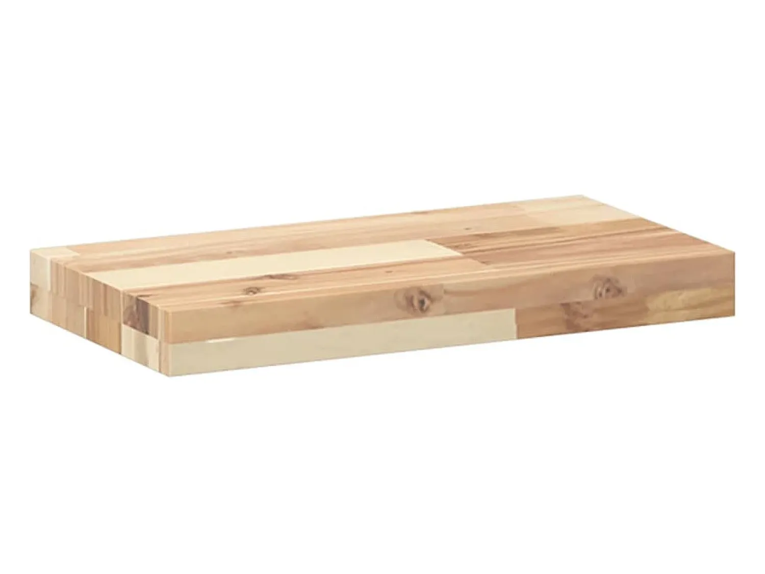 Prateleira* Prateleiras flutuantes 3pcs 40x20x4cm acácia maciça não tratada PT841500 Castanho