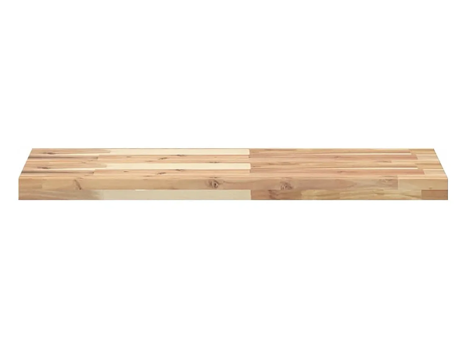 Prateleira| Prateleiras flutuantes 2pcs 80x30x4cm acácia maciça não tratada PT635621 Castanho