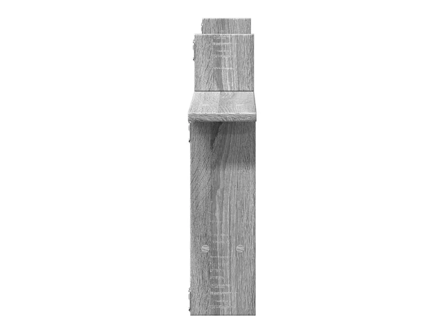 Prateleira*vidaxl Prateleiras parede 2 pcs derivados de madeira sonoma Cinzento