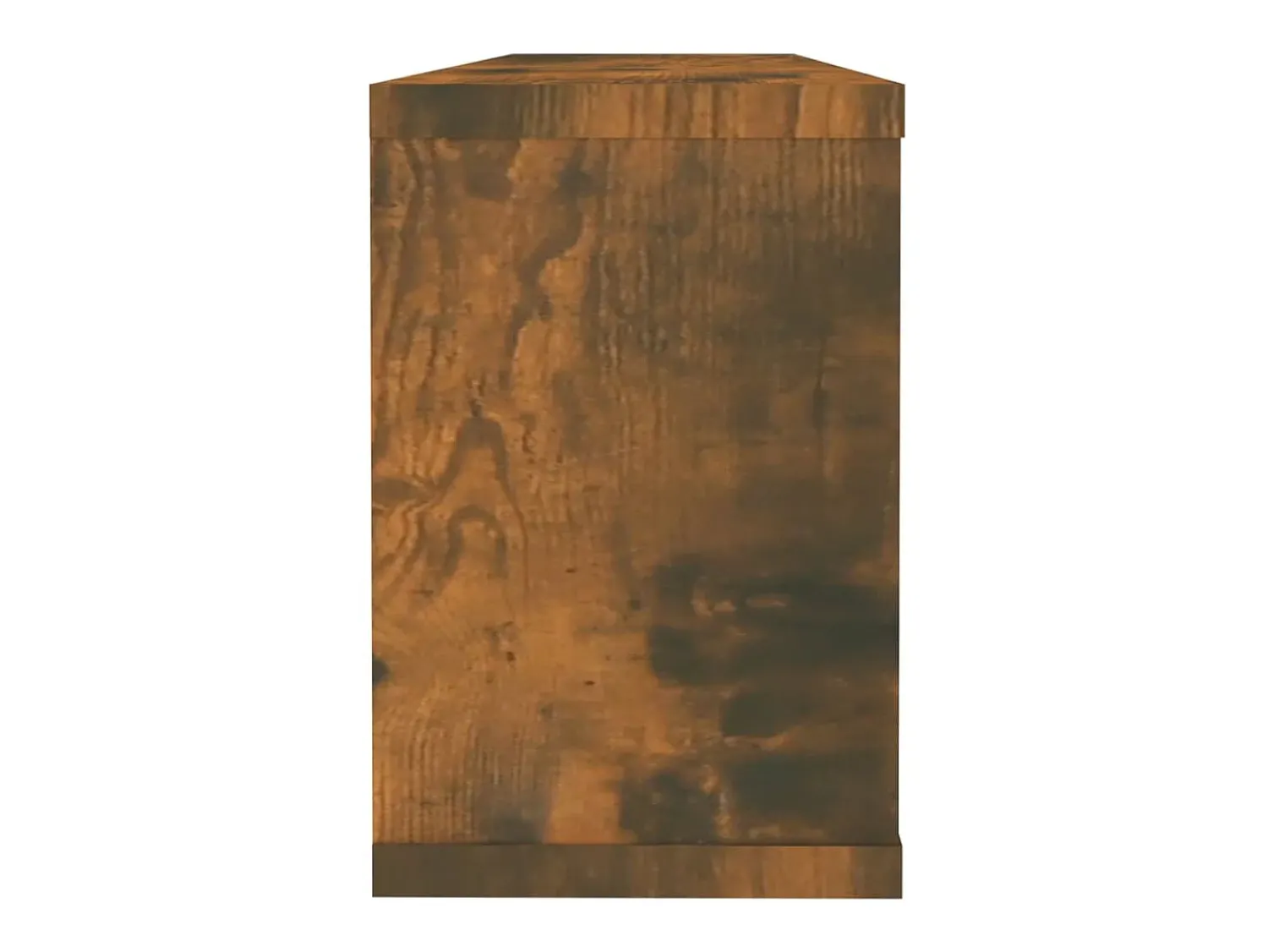Prateleira* Prateleiras parede 4 pcs madeira processada 60x15x23 cm fumado PT176267 Castanho