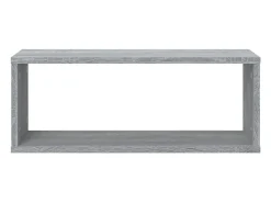 Prateleira* Prateleiras parede 2 pcs madeira processada 60x15x23 cm cinza PT824295 Cinzento