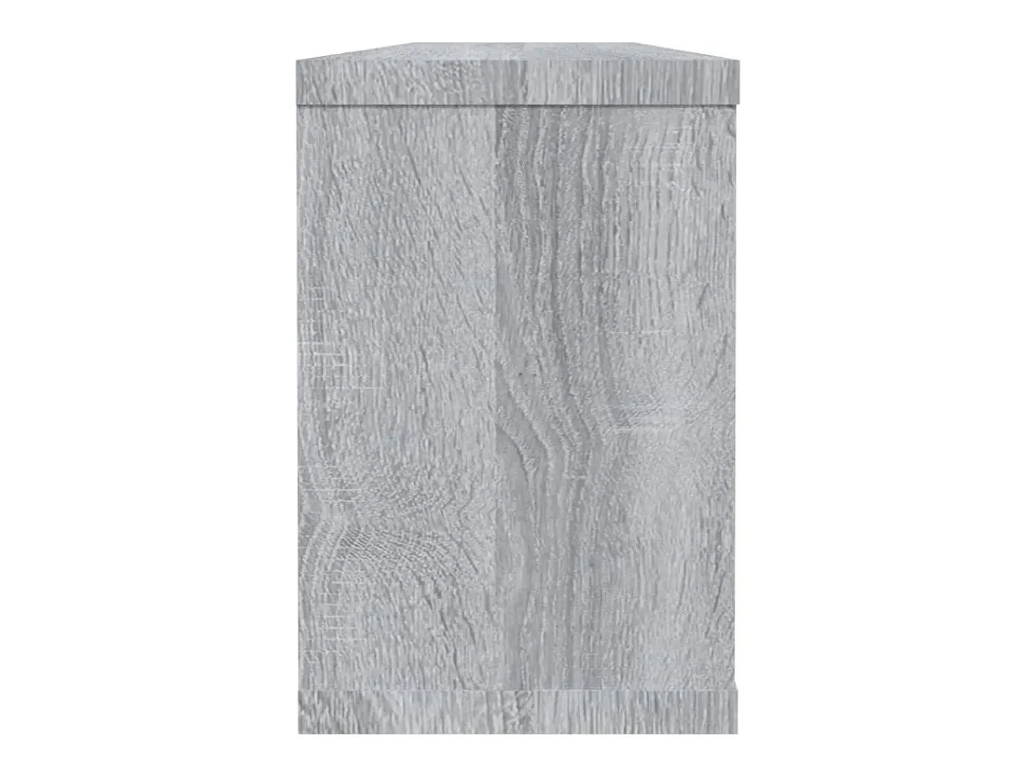 Prateleira*vidaxl Prateleiras parede 2 pcs madeira processada 60x15x23 cm cinza Cinzento