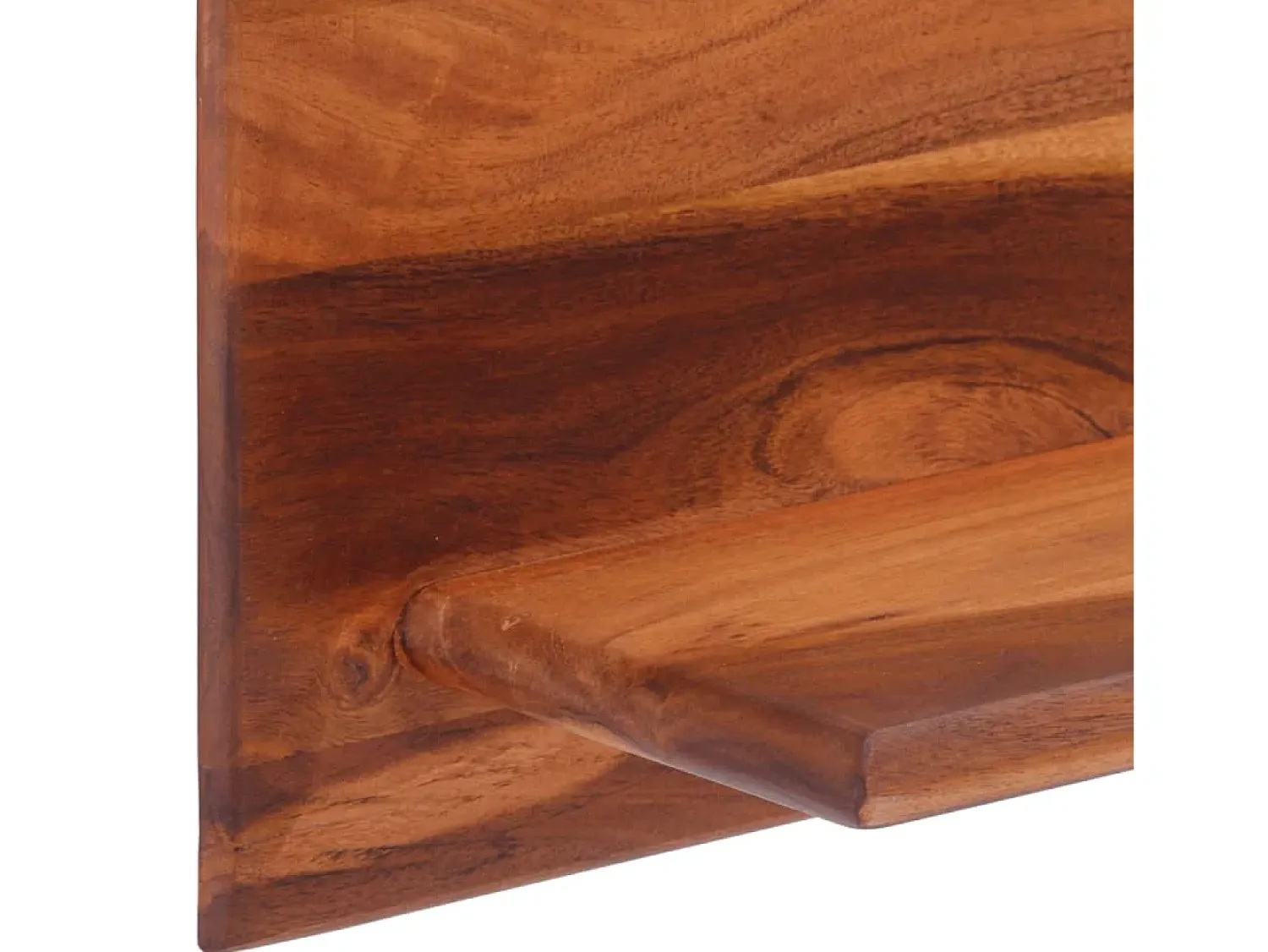 Sale Prateleiras parede 2 pcs 112x20x26 cm madeira de acácia maciça PT498914 Castanho