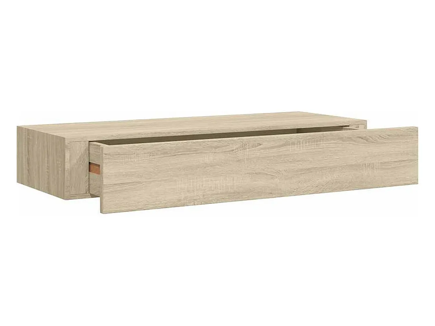 Prateleira*vidaxl Prateleiras parede c/ gavetas 2 pcs MDF 60x23,5x10 cm carvalho Castanho