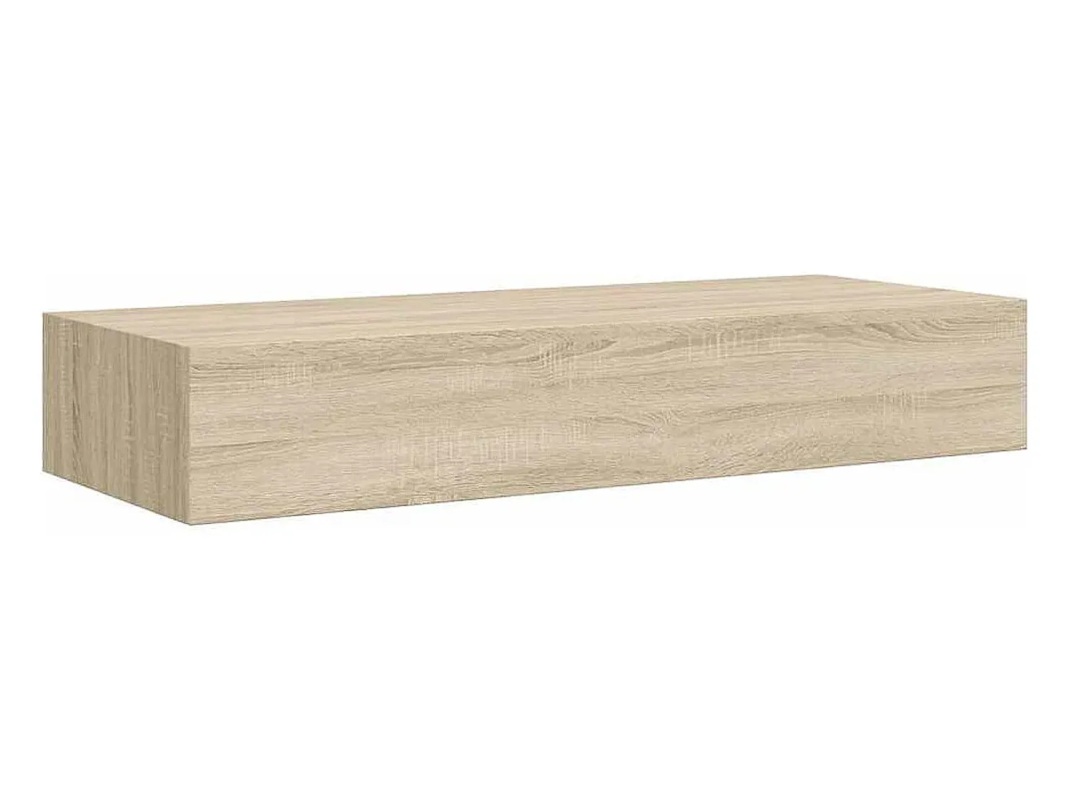 Prateleira*vidaxl Prateleiras parede c/ gavetas 2 pcs MDF 60x23,5x10 cm carvalho Castanho