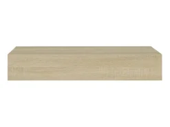 Discount Prateleiras parede c/ gavetas 2 pcs MDF 60x23,5x10 cm carvalho PT328107 Castanho