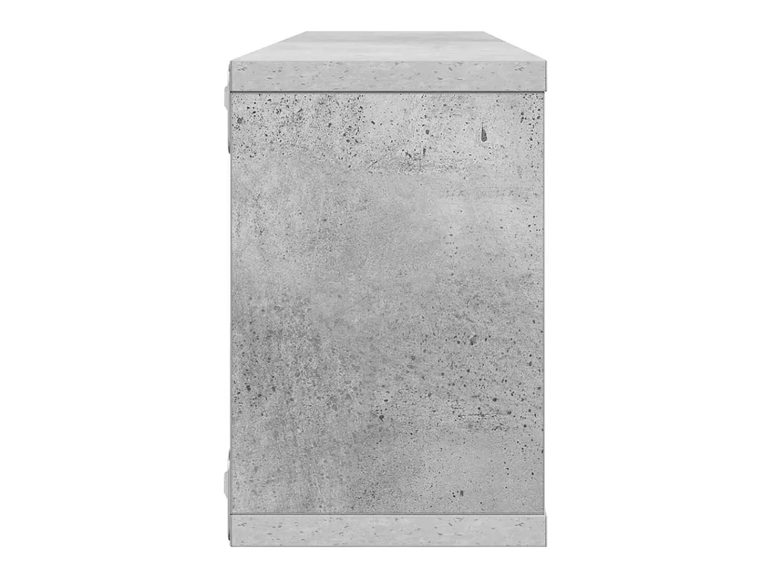 Prateleira*vidaxl Prateleiras parede forma de cubo 4 pcs 60x15x23cm cinza cimento Cinzento