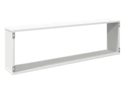Prateleira|vidaxl Prateleiras parede forma cubo 2 pcs derivados de madeira Branco