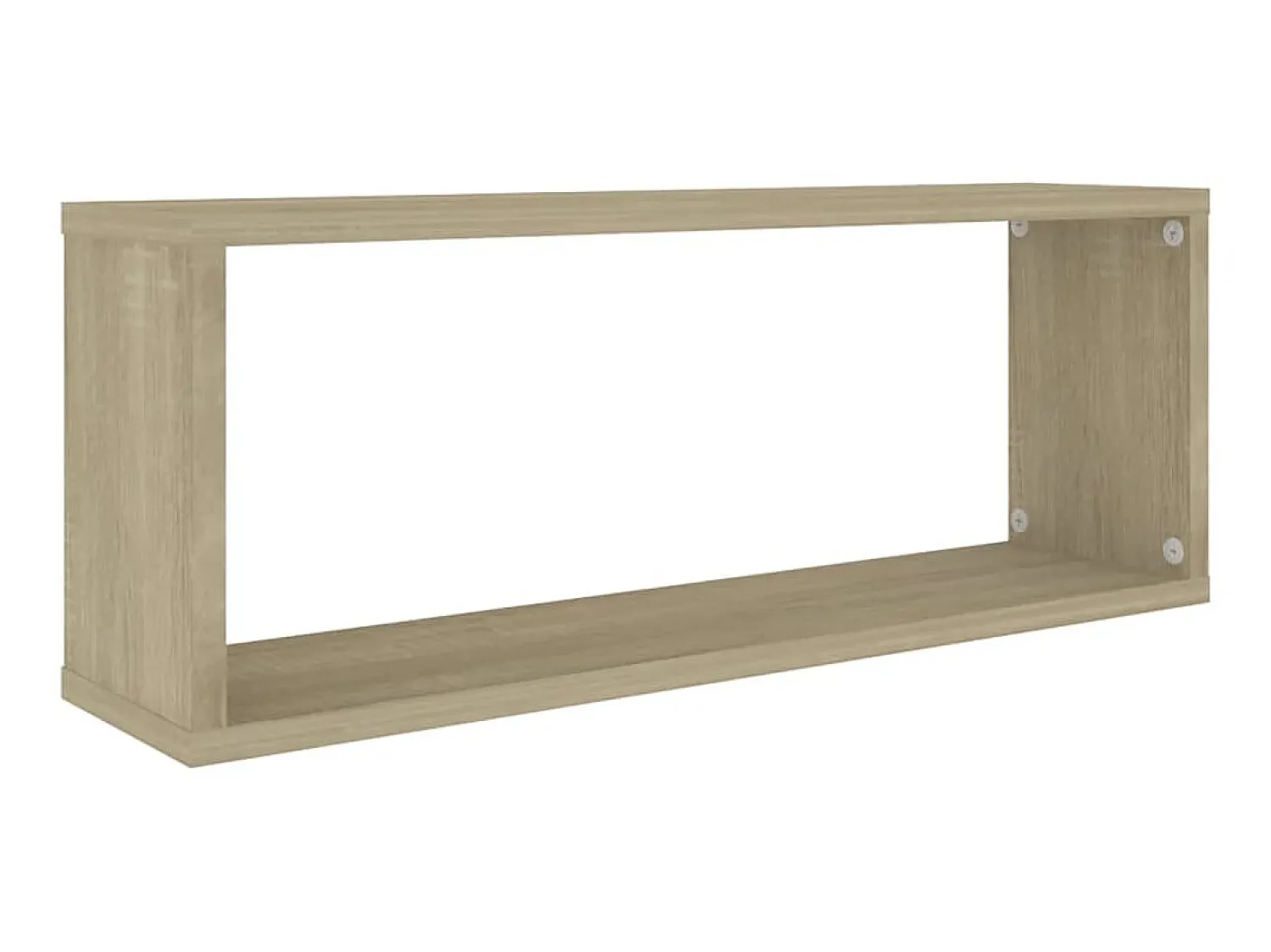 Prateleira* Prateleiras parede forma de cubo 4 pcs carvalho sonoma PT500541 Castanho