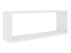 Prateleiras parede forma de cubo 6 pcs derivados madeira PT932800^ Prateleira