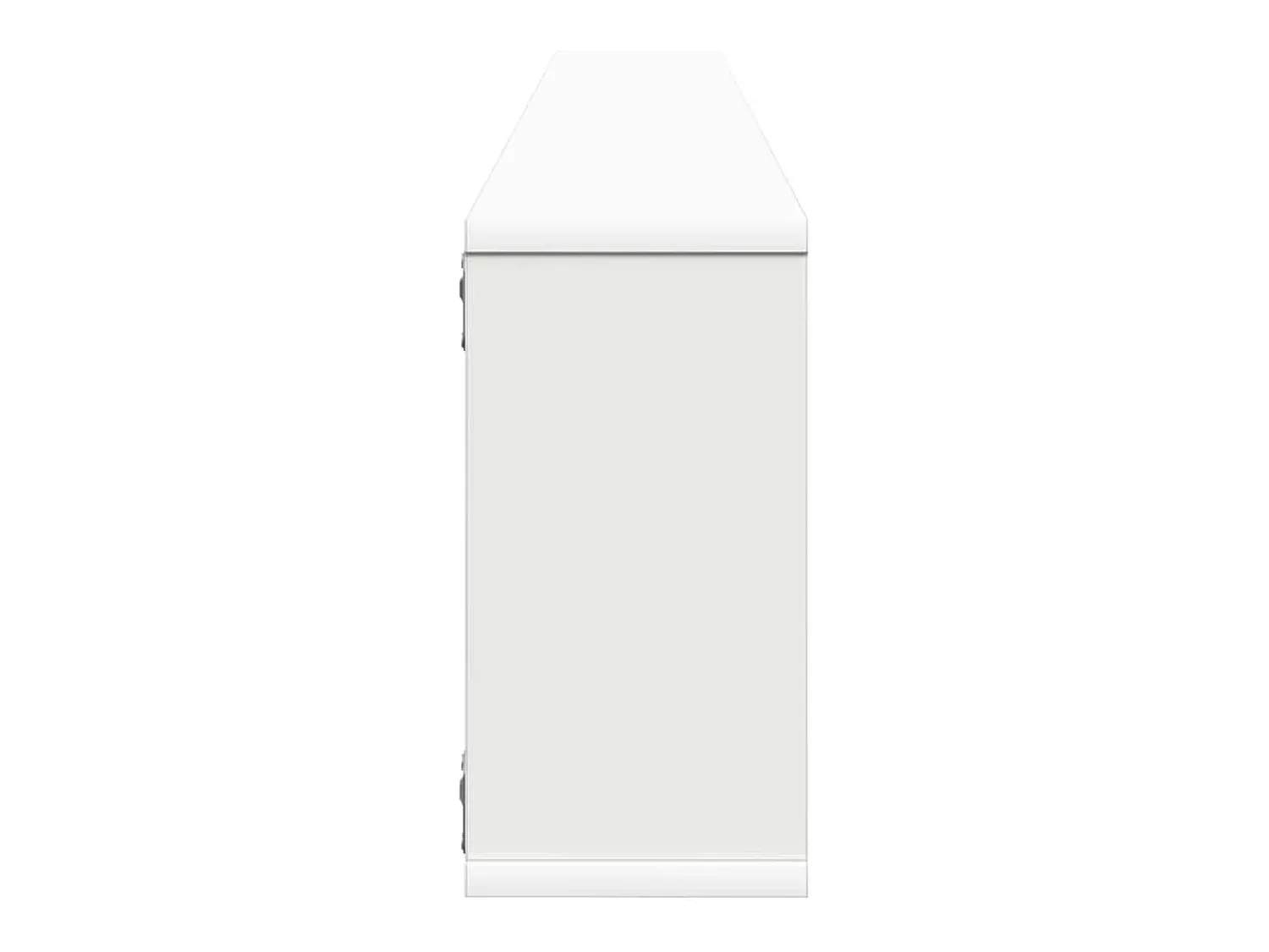 Discount vidaxl Prateleiras parede forma cubo 4pcs deriv. madeira 100x15x30 cm Branco