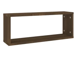 Prateleiras parede 4pcs madeira processada 60x15x23 cm PT949164^ Prateleira