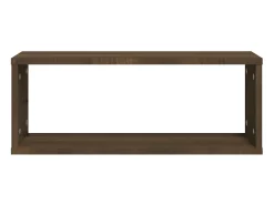 Prateleiras parede 4pcs madeira processada 60x15x23 cm PT949164^ Prateleira