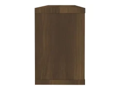 Prateleiras parede 4pcs madeira processada 60x15x23 cm PT949164^ Prateleira