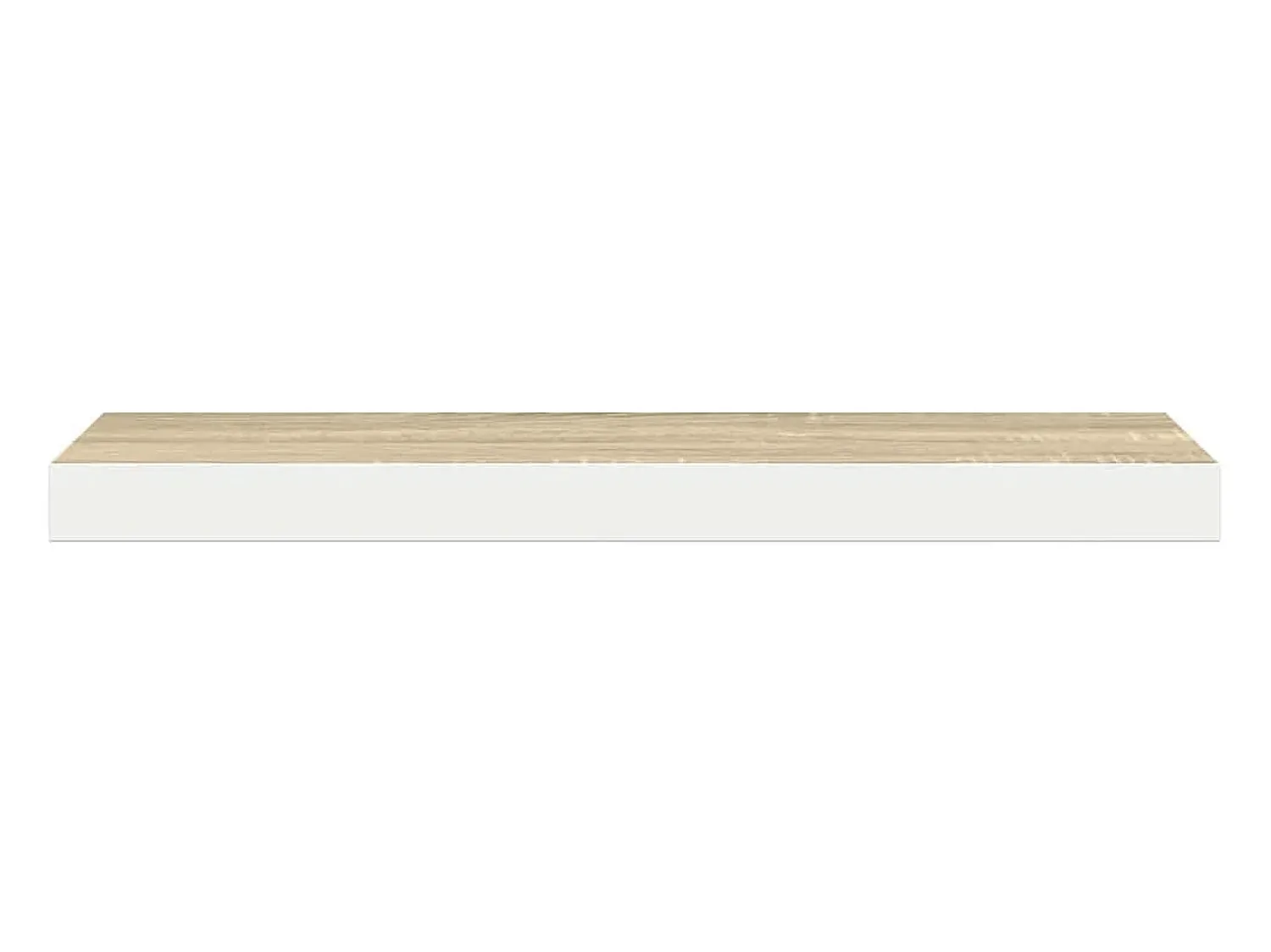 Prateleira*vidaxl Prateleiras parede 4pcs 90x23,5x3,8 cm MDF cor carvalho/branco Castanho