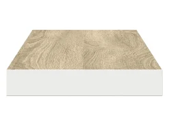 Prateleira*vidaxl Prateleiras parede 4pcs 90x23,5x3,8 cm MDF cor carvalho/branco Castanho