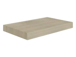 Prateleira* Prateleiras parede suspensas 2 pcs 40x23x3,8cm MDF cor carvalho PT498368 Castanho