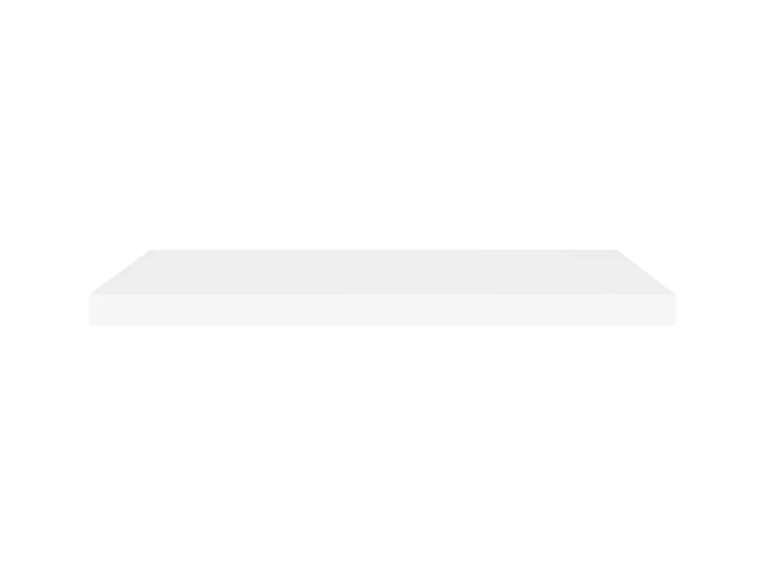 Prateleira| Prateleiras parede suspensas 2 pcs 80x23,5x3,8cm MDF PT758683 Branco