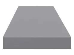 Best vidaxl Prateleiras parede suspensas 4 pcs 90x23,5x3,8cm MDF Cinzento