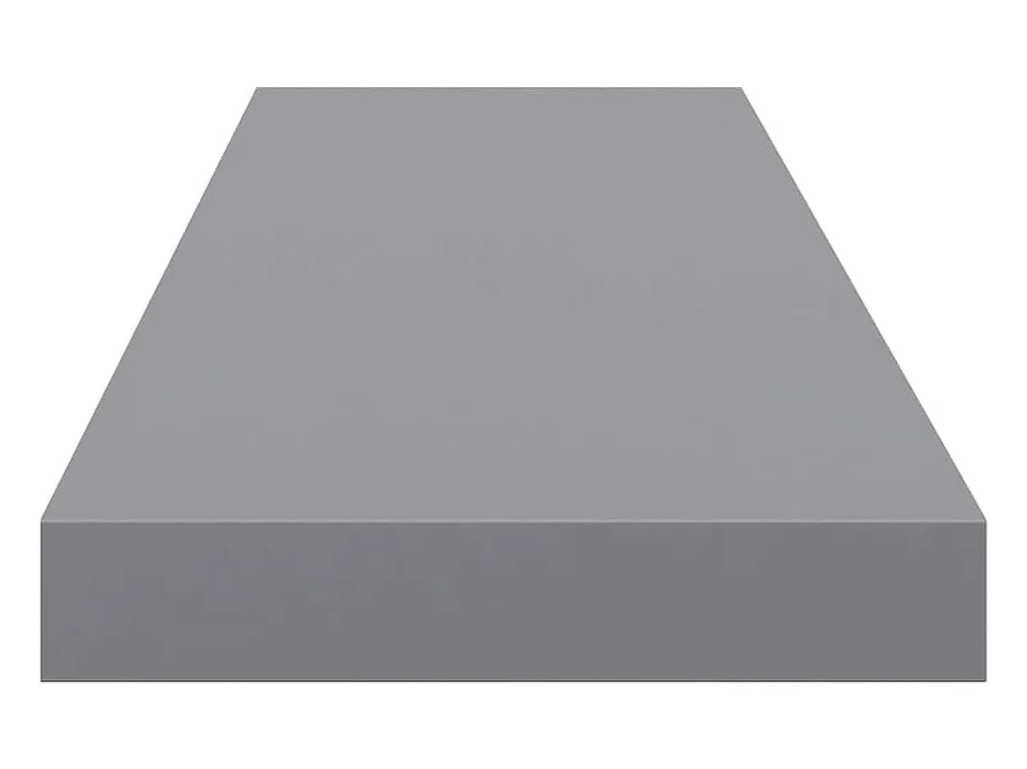 Best vidaxl Prateleiras parede suspensas 4 pcs 90x23,5x3,8cm MDF Cinzento