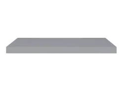 New Prateleiras parede suspensas 2 pcs 80x23,5x3,8cm MDF PT541633 Cinzento