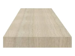 Prateleiras parede suspensas 2 pcs 90x23,5x3,8cm MDF carvalho PT148255^ Prateleira
