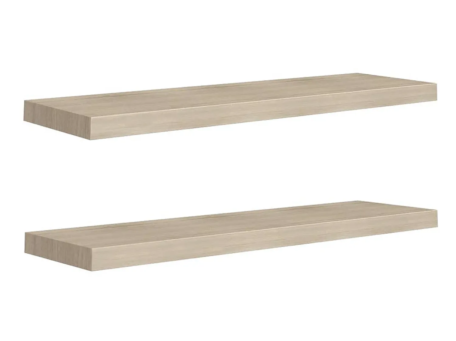 Prateleiras parede suspensas 2 pcs 90x23,5x3,8cm MDF carvalho PT148255^ Prateleira